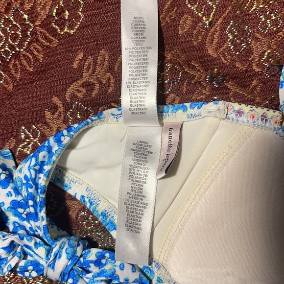 Nanette Lepore Swimsuit Top Bandeau Size S - Picture 6 of 6